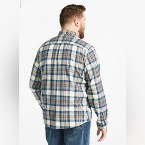 L.L. Bean NWT Scotch Plaid Long Sleeve Flannel Button Down Sz. XL Tall